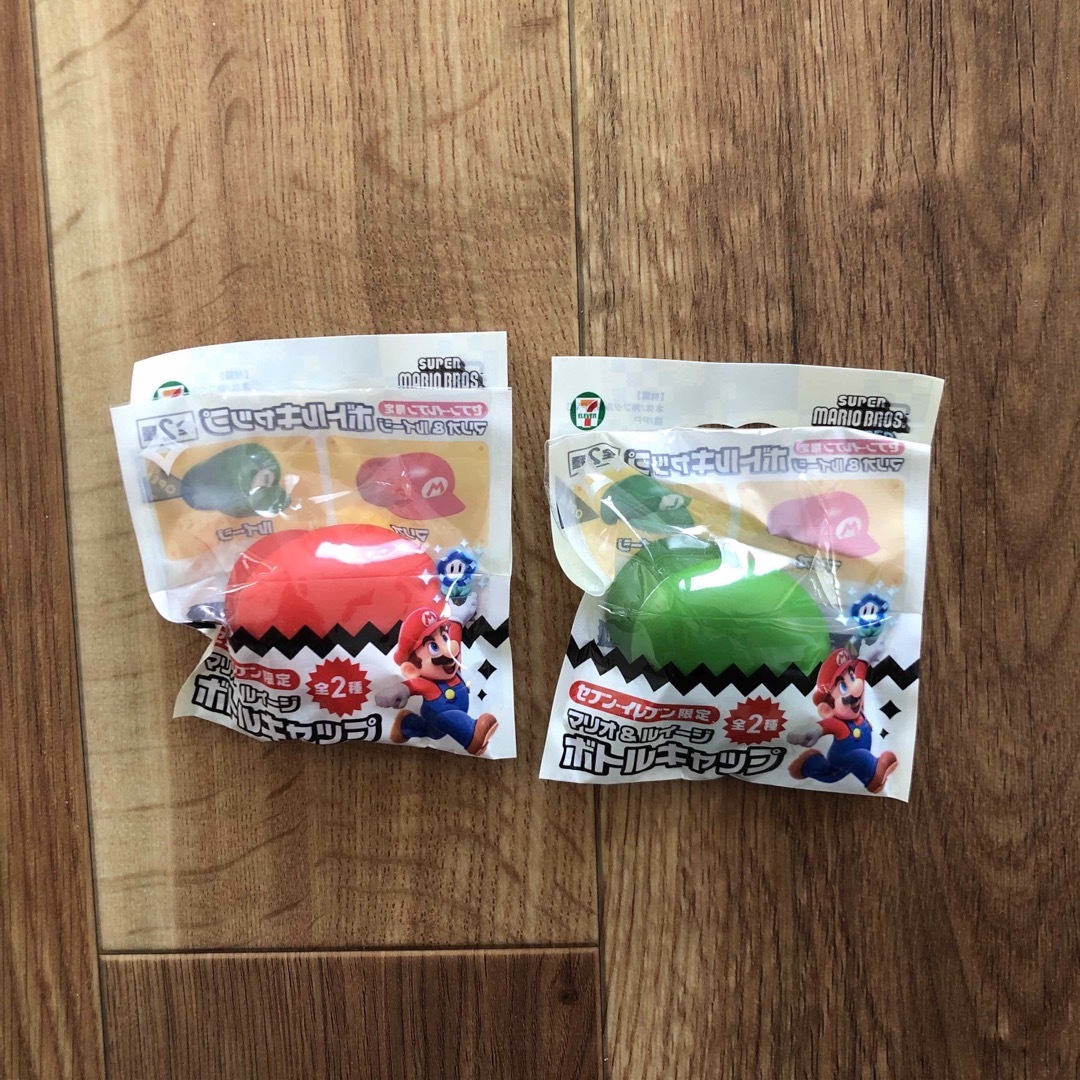 任天堂(ニンテンドウ)の【未開封】マリオ＆ルイージのペットボトルキャップ エンタメ/ホビーのおもちゃ/ぬいぐるみ(キャラクターグッズ)の商品写真