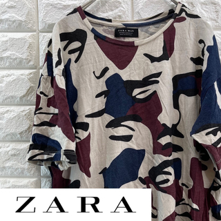 ザラ(ZARA)のZARA men's 柄Tシャツ(Tシャツ/カットソー(半袖/袖なし))