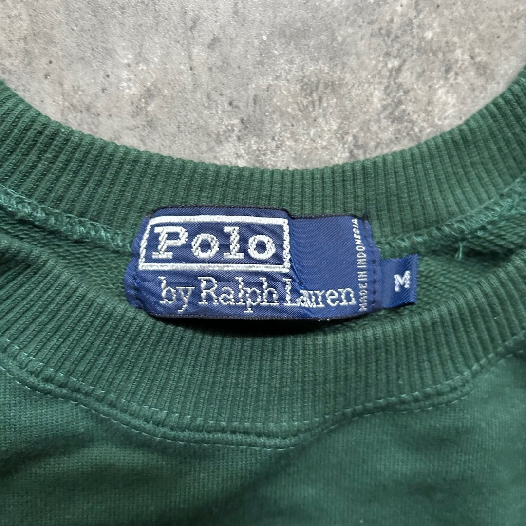 POLO RALPH LAUREN(ポロラルフローレン)の90s ラルフローレン スウェット M グリーン メンズのトップス(スウェット)の商品写真