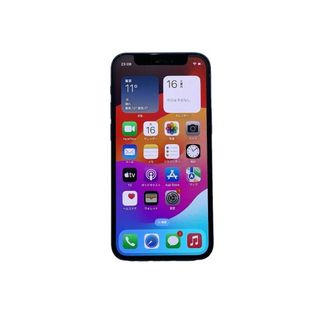 アップル(Apple)のiPhone 12mini 64GB ブルー 64GB A2398 SIMフリー バッテリー最大容量85％ ネットワーク制限〇（docomo）本体のみ【中古】KB-7913(スマートフォン本体)