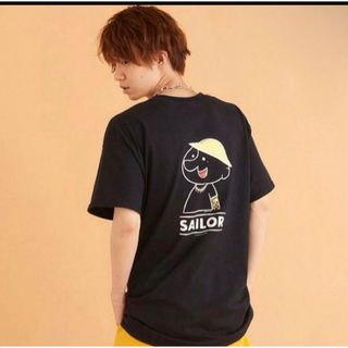 [未使用品]NOW ME.　GILDAN　コラボTシャツ M 半袖　黒　トップス(Tシャツ/カットソー(半袖/袖なし))