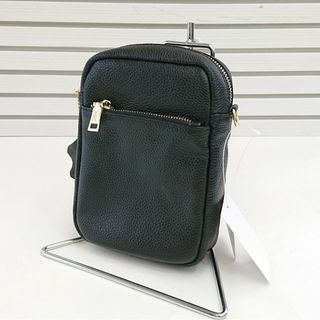 クーコ(COOCO)の新品クーコ レザースクエア縦長ショルダーバッグ 23131-11303 ブラック(ショルダーバッグ)