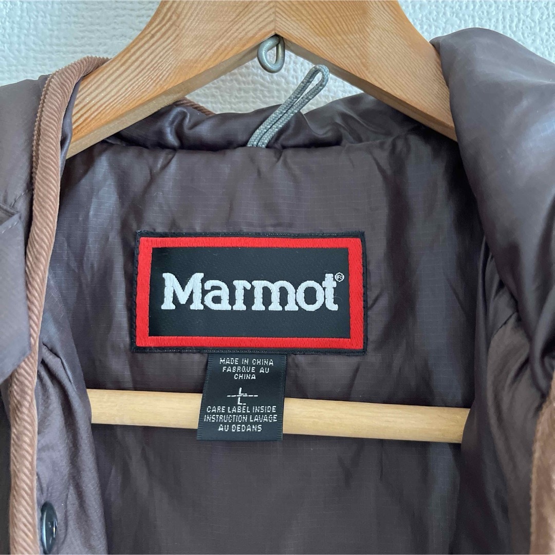 MARMOT(マーモット)の【値下げしました】Marmot キルティングダウン ママコート ブラウン レディースのジャケット/アウター(ダウンジャケット)の商品写真