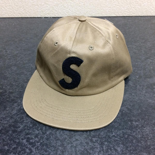 Supreme Chenille S Logo 6-Panel  Tan