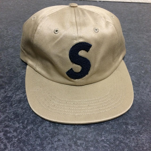 Supreme Chenille S Logo 6-Panel  Tan