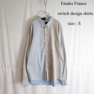 エチュード(ETUDES)のEtudes ボタンダウン デザイン シャツ ポルトガル製 トップス L ユーロ(シャツ)