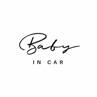 キッズインカー シンプル 車 ステッカー　おしゃれ　Baby in car(車外アクセサリ)