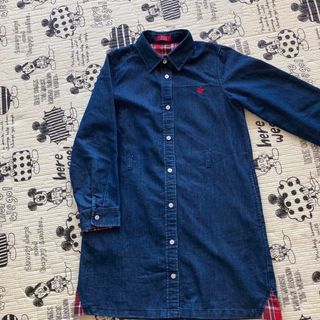 ポロ(POLO（RALPH LAUREN）)のPOLO デニムワンピース　150(ワンピース)