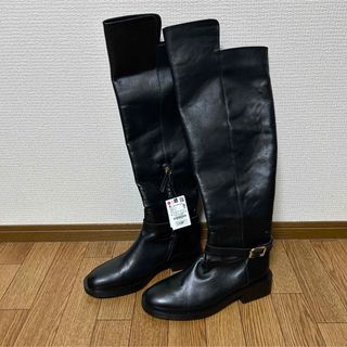 osmosisのモカシンロングブーツ