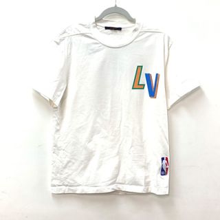 ルイヴィトン(LOUIS VUITTON)のルイヴィトン LOUIS VUITTON NBA コラボ アパレル トップス 半袖Ｔシャツ コットン ホワイト(Tシャツ/カットソー(半袖/袖なし))