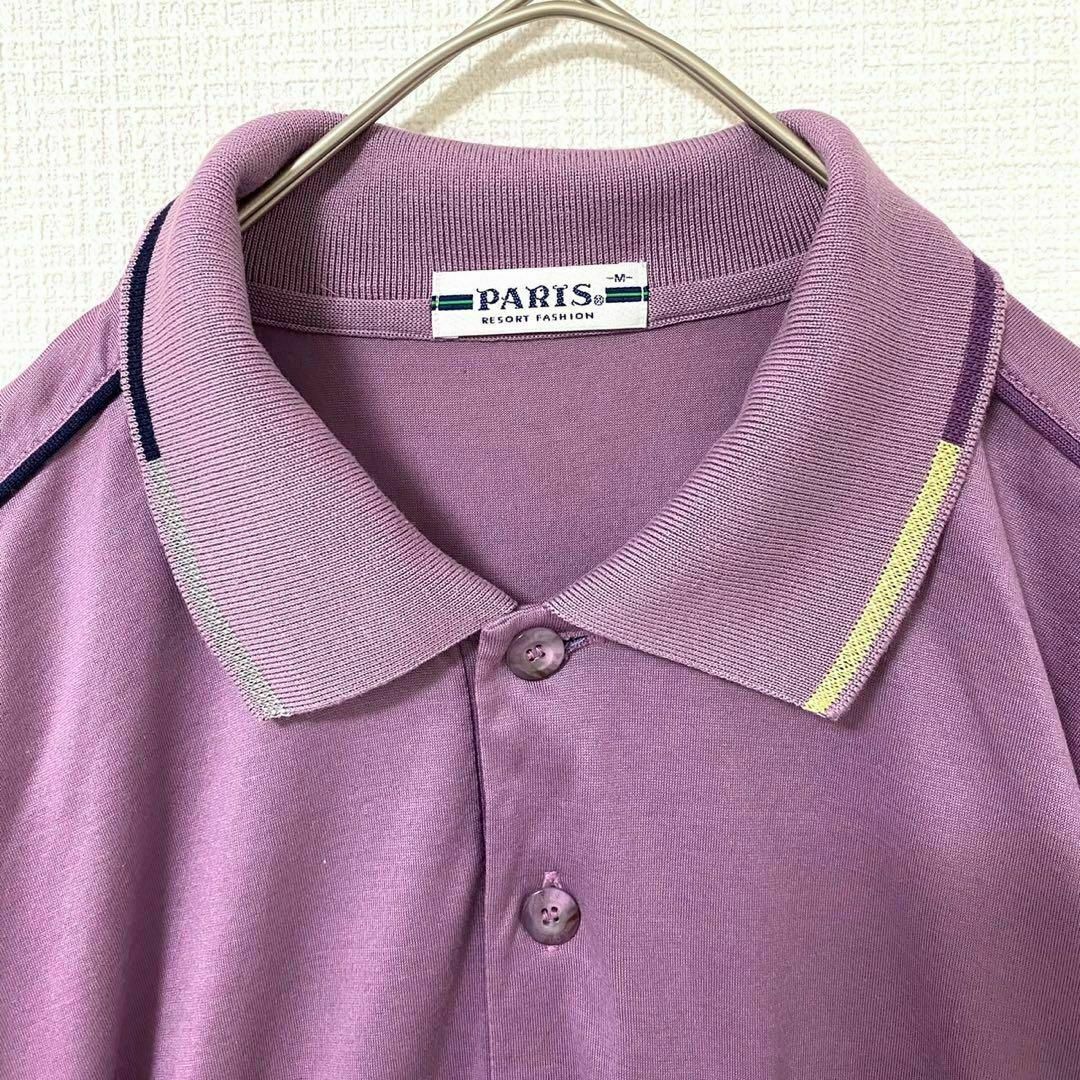 natuRAL vintage(ナチュラルヴィンテージ)のポロシャツ 半袖 刺繍 M ヴィンテージ 古着 メンズのトップス(ポロシャツ)の商品写真