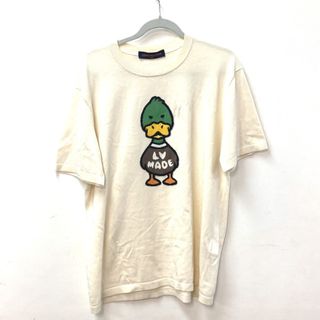 ルイヴィトン(LOUIS VUITTON)のルイヴィトン LOUIS VUITTON インタルシアジャカードダックニット NIGO ニット アパレル トップス 半袖Ｔシャツ コットン ホワイト(Tシャツ(半袖/袖なし))