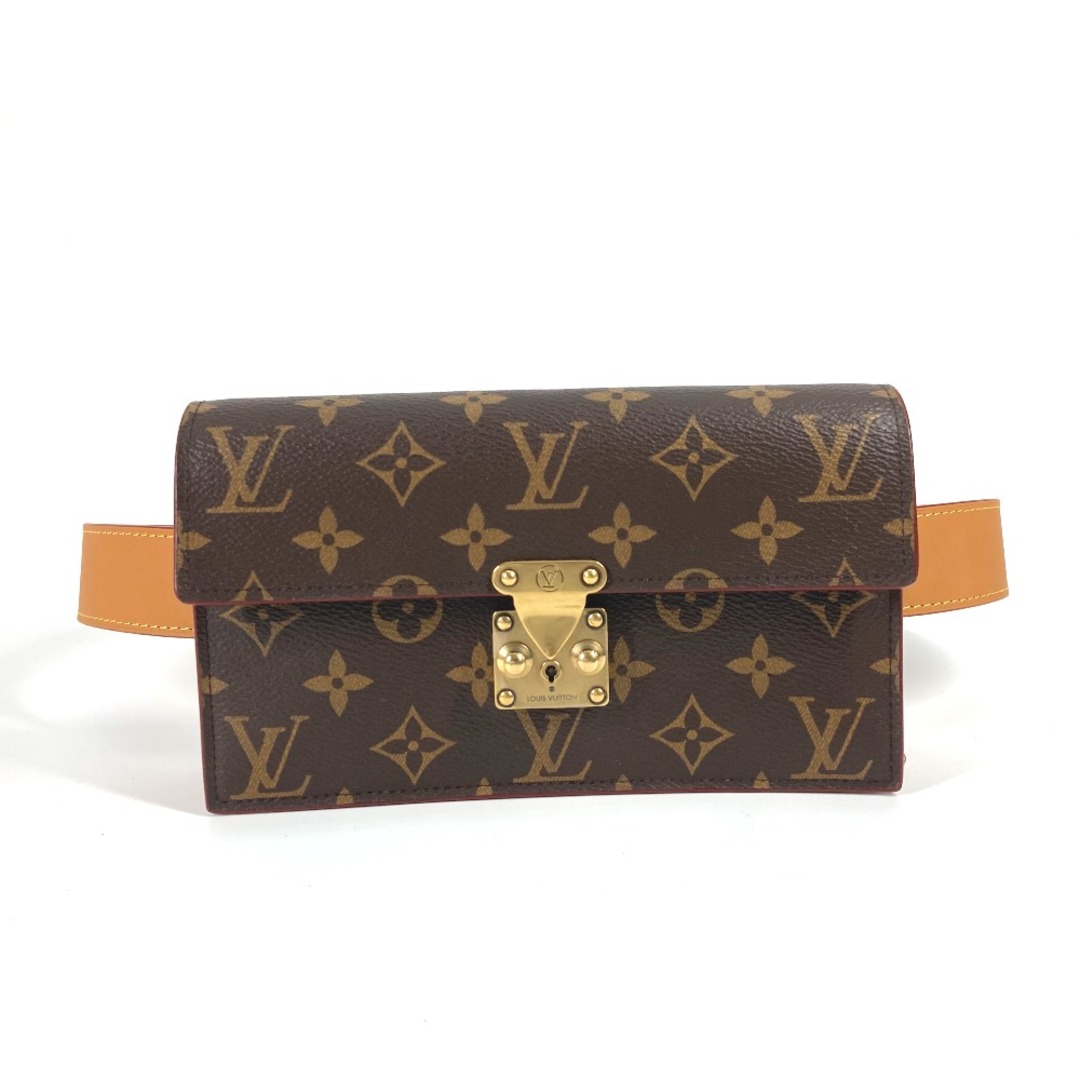 LOUIS VUITTON(ルイヴィトン)のルイヴィトン LOUIS VUITTON Sロック ベルトポーチ PM M44667 モノグラム ベルト付き ベルトバッグ ショルダーバッグ ウエストバッグ モノグラムキャンバス ブラウン 新品同様 レディースのバッグ(ボディバッグ/ウエストポーチ)の商品写真