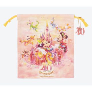 ディズニー(Disney)のディズニー　40周年　巾着(キャラクターグッズ)