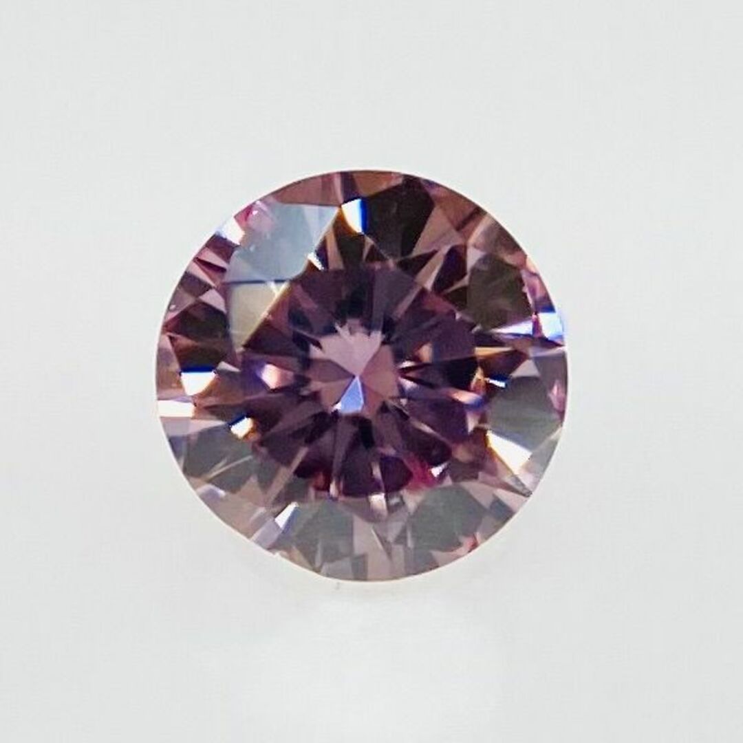 FANCY INTENSE PURPLISH PINK 0.069ct RD レディースのアクセサリー(その他)の商品写真