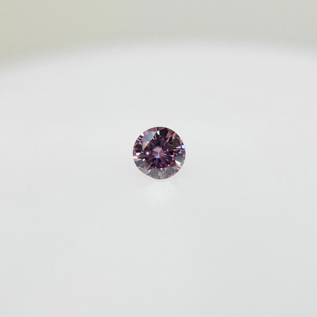 FANCY INTENSE PURPLISH PINK 0.069ct RD レディースのアクセサリー(その他)の商品写真