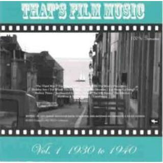 [300479]ザッツ・フィルム・ミュージック Vol.1 1930 to 1940【CD、音楽 中古 CD】ケース無:: レンタル落ち(映画音楽)