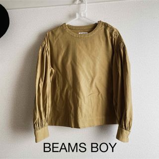 BEAMS BOY  ツイルロイヤルネイビー　　プルオーバー