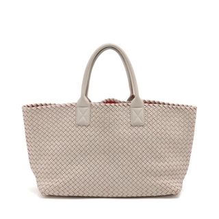 ボッテガヴェネタ(Bottega Veneta)のボッテガヴェネタ カバ レザー  ホワイト レディース トートバッグ(トートバッグ)