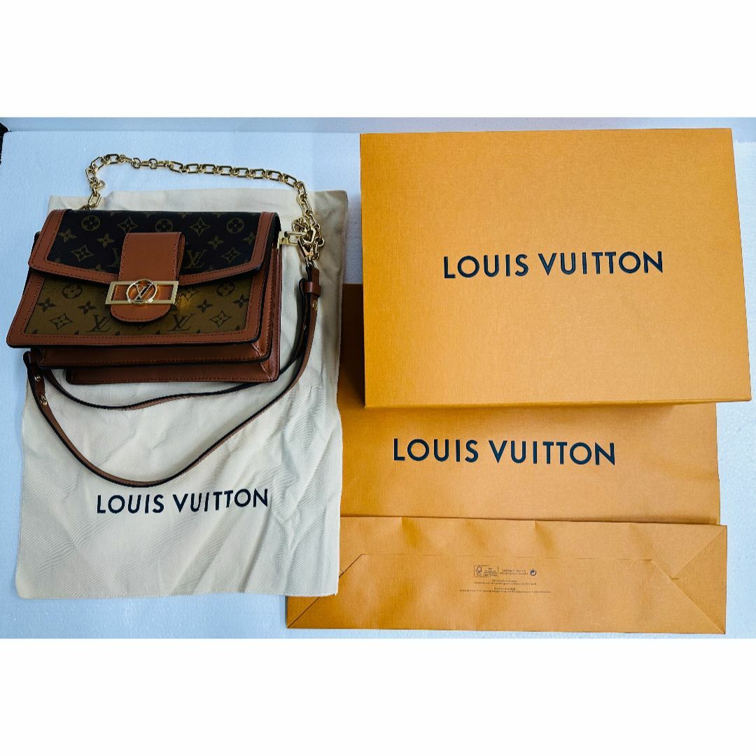 LOUIS VUITTON(ルイヴィトン)の【♡♡♡様専用】ヴィトン モノグラム リバース ドフィーヌ MM  レディースのバッグ(ショルダーバッグ)の商品写真