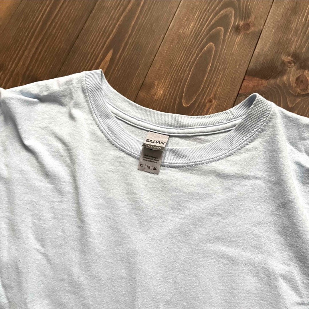 GILDAN(ギルタン)のGILDAN ロンＴ ライトブルー XL メンズのトップス(Tシャツ/カットソー(七分/長袖))の商品写真