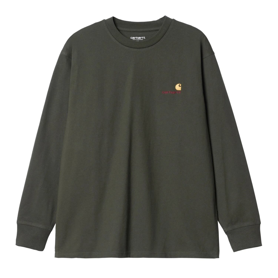 carhartt(カーハート)のカーハート carhartt アメリカンスクリプトロングスリーブ tシャツ メンズのトップス(Tシャツ/カットソー(七分/長袖))の商品写真