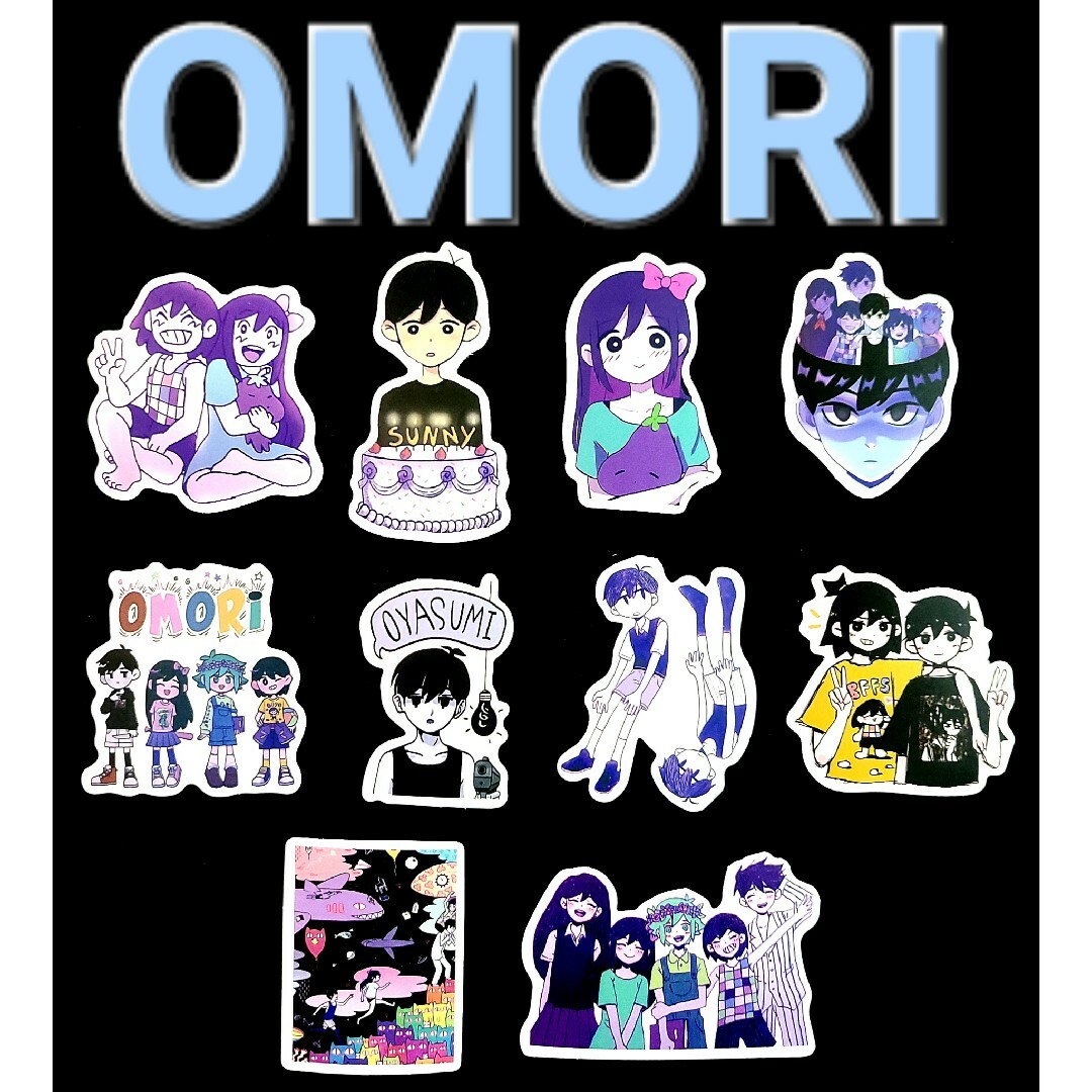No.726 10枚セット OMORI オモリ おもり 防水 ステッカーの通販 No.726 10枚セット OMORI オモリ おもり 防水 ステッカーの通販