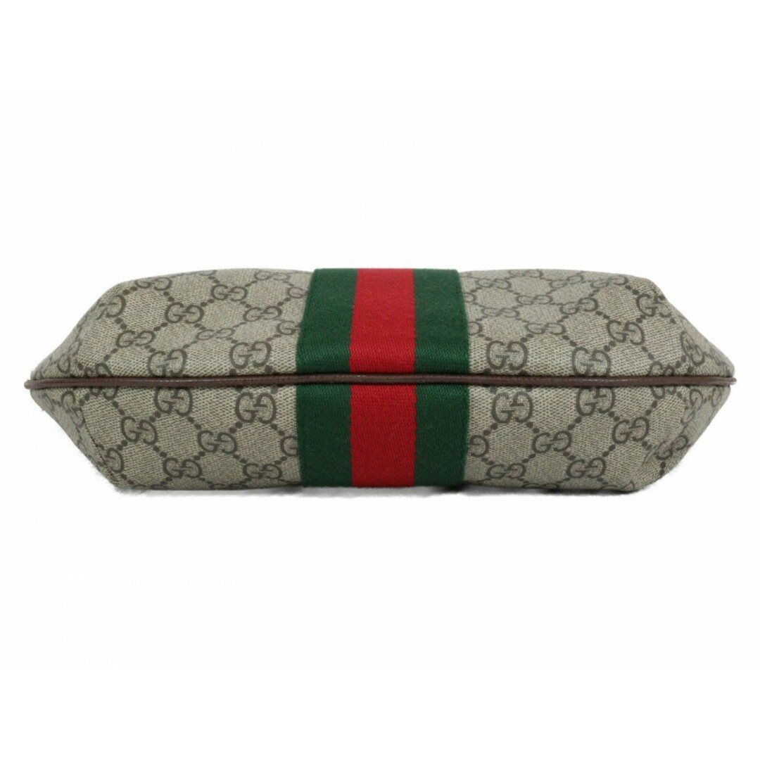 Gucci(グッチ)の【布袋あり】GUCCI　グッチ　オフィディア クロスボディバッグ　598125　ショルダーバッグ　GGスプリーム　シェリーライン　ブラウン系　シンプル　レディース　メンズ　ユニセックス　ギフト　プレゼント包装可【中古】松前R56号店 メンズのバッグ(ショルダーバッグ)の商品写真