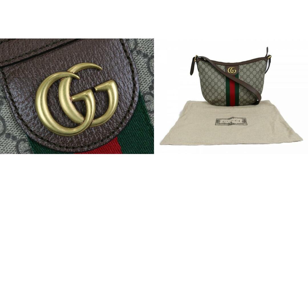 Gucci(グッチ)の【布袋あり】GUCCI　グッチ　オフィディア クロスボディバッグ　598125　ショルダーバッグ　GGスプリーム　シェリーライン　ブラウン系　シンプル　レディース　メンズ　ユニセックス　ギフト　プレゼント包装可【中古】松前R56号店 メンズのバッグ(ショルダーバッグ)の商品写真