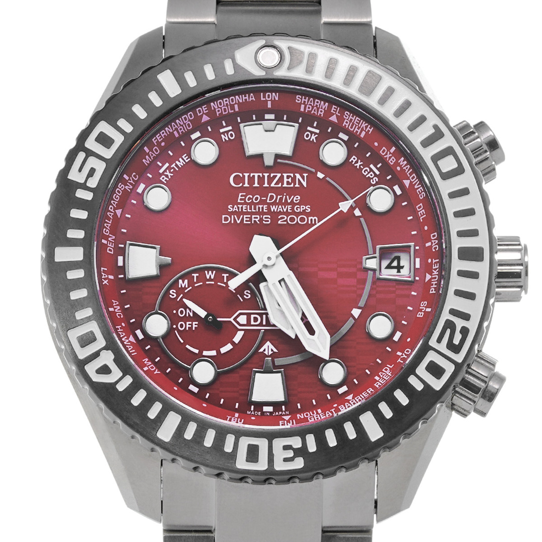 CITIZEN(シチズン)の中古 シチズン CITIZEN CC5005-68Z レッド メンズ 腕時計 メンズの時計(腕時計(アナログ))の商品写真