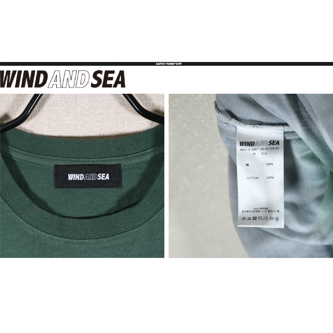 WIND AND SEA - WIND AND SEA Tie Dye L/S Tee 長袖 Green Mの通販 by