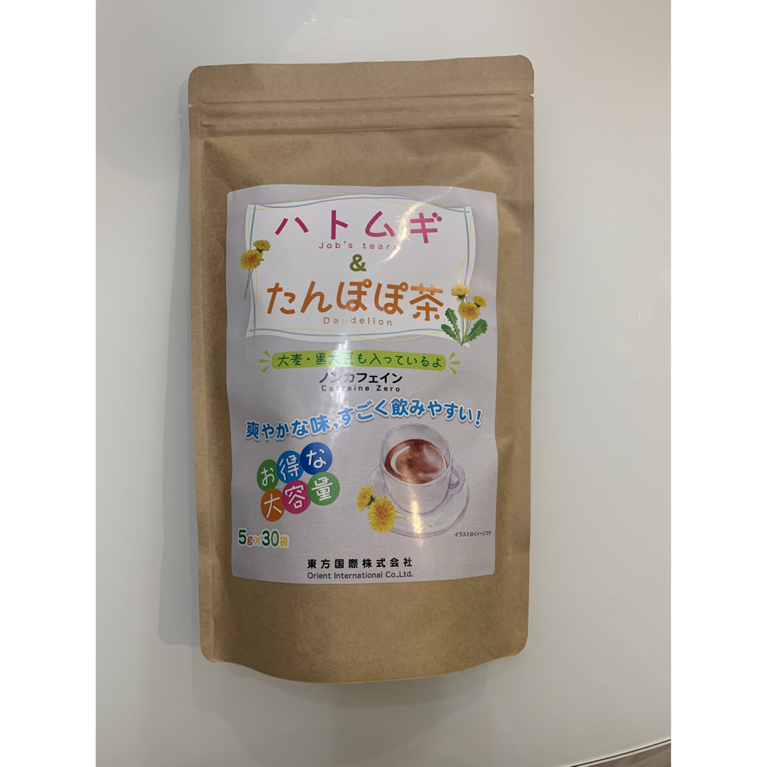 たんぽぽ茶　たっぷり1ヶ月分30p入　ハトムギ&たんぽぽ茶 食品/飲料/酒の飲料(茶)の商品写真