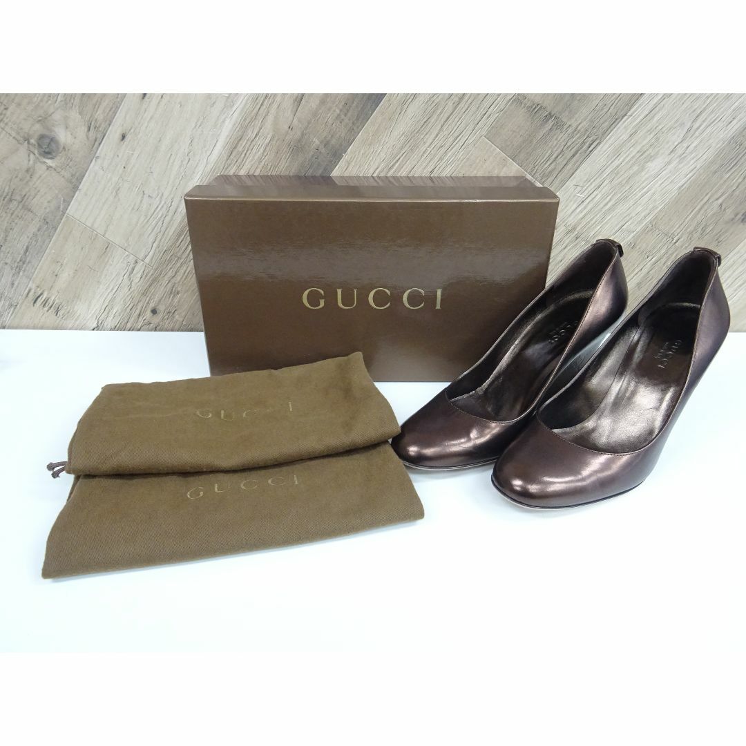 Gucci(グッチ)のM渋040 / GUCCI GG柄 パンプス ハイヒール 36 1/2 C レディースの靴/シューズ(ハイヒール/パンプス)の商品写真