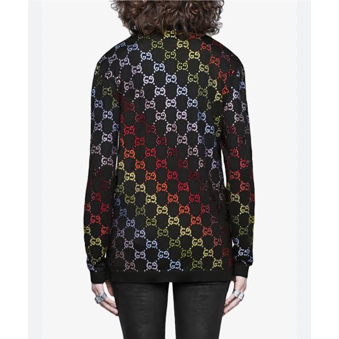 GUCCI レア インターロッキング ジャガード ラインストーン GUCCI レア インターロッキング ジャガード ラインストーン