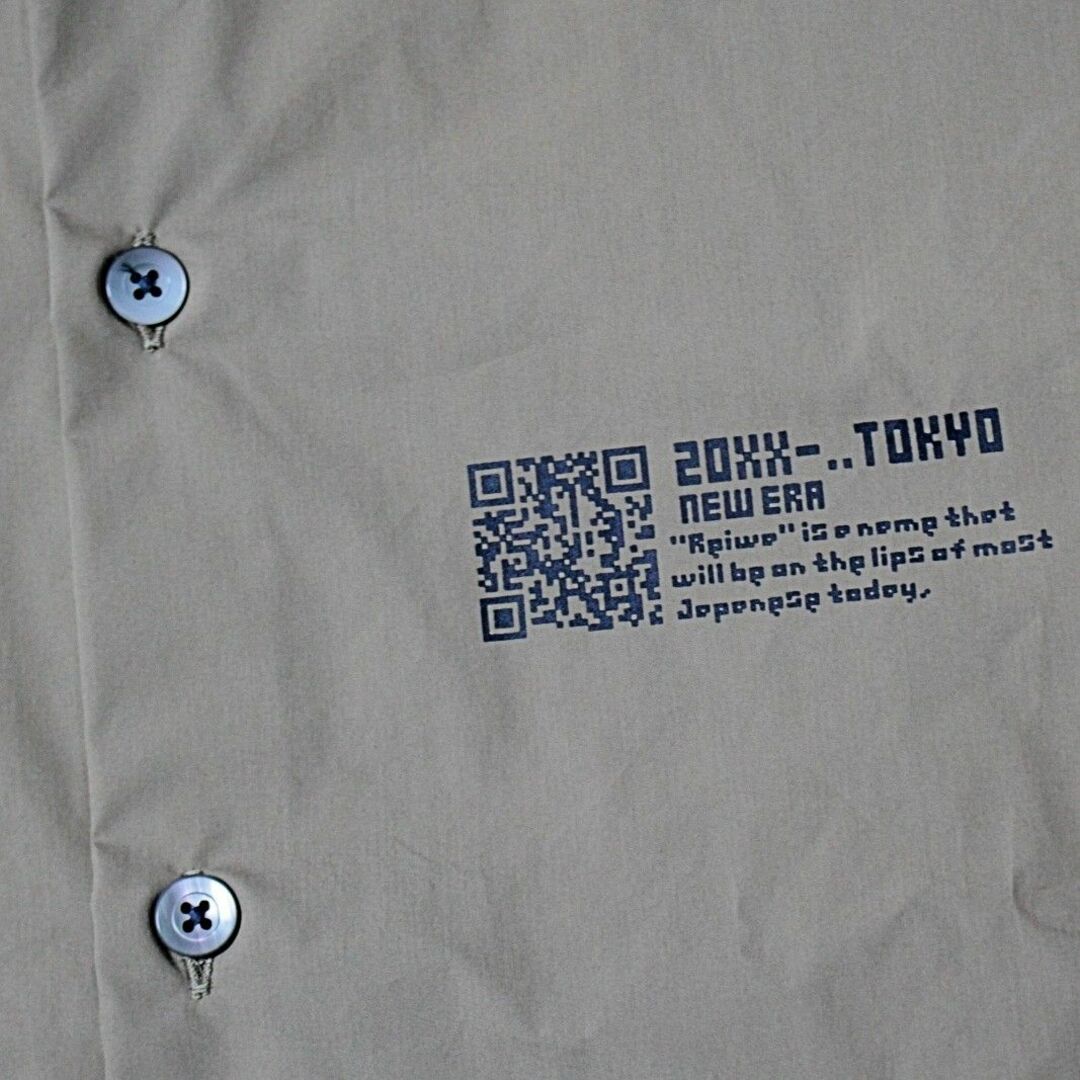 STUDIOUS(ステュディオス)の新品 ステュディオス QRコードデザインプリント 長袖シャツ S‐Mサイズ メンズのトップス(シャツ)の商品写真