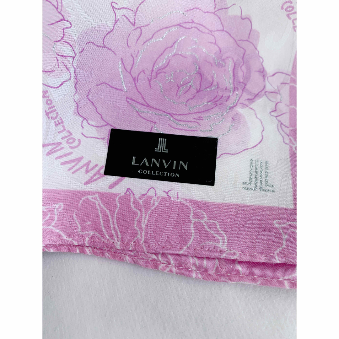 LANVIN(ランバン)の【お値下げしました！】LANVIN ハンカチ&MINTON 無撚糸ハンドタオル レディースのファッション小物(ハンカチ)の商品写真