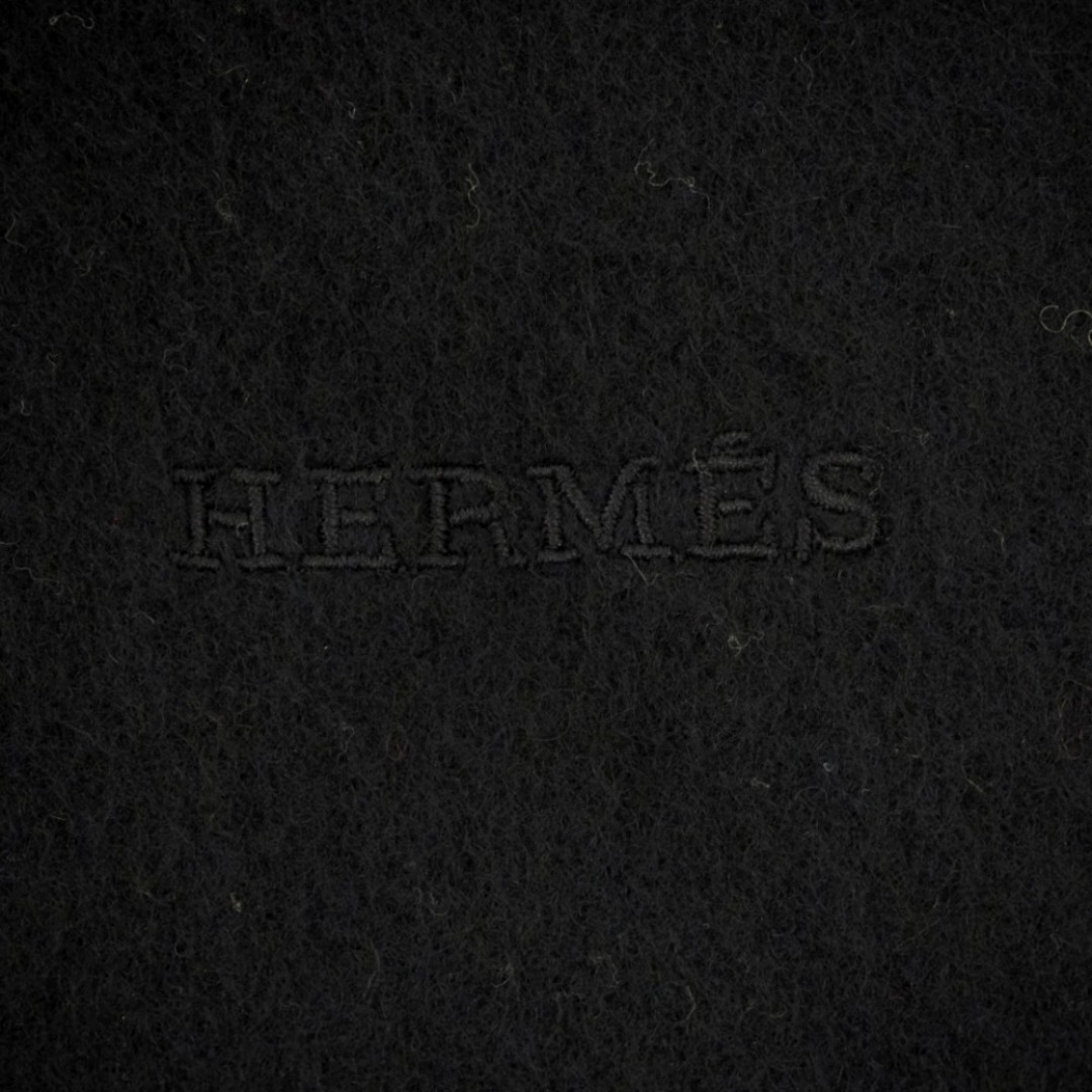Hermes(エルメス)のエルメス HERMES マフラー
 フリンジ ネイビー レディースのファッション小物(マフラー/ショール)の商品写真