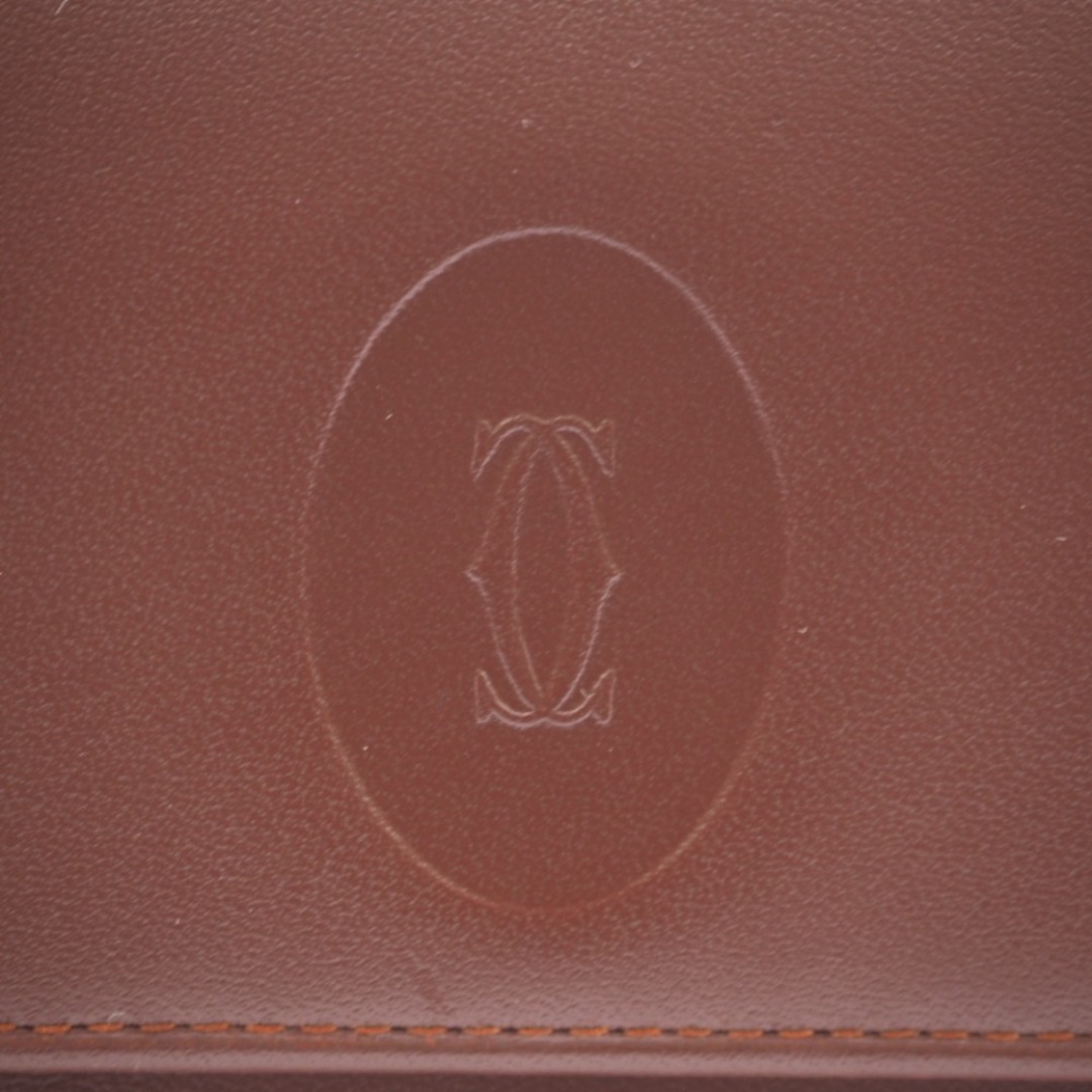 Cartier(カルティエ)のカルティエ CARTIER 三つ折り財布
 がま口 マストライン ボルドー レディースのファッション小物(財布)の商品写真