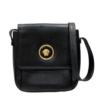 ジャンニヴェルサーチ(Gianni Versace)のGianni Versace ショルダーバッグ メデューサ ヴィンテージ 斜め掛け レザー(ショルダーバッグ)