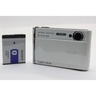 【返品保証】 ソニー SONY Cyber-shot DSC-T70 ホワイト 3x バッテリー付き コンパクトデジタルカメラ  s6825(コンパクトデジタルカメラ)