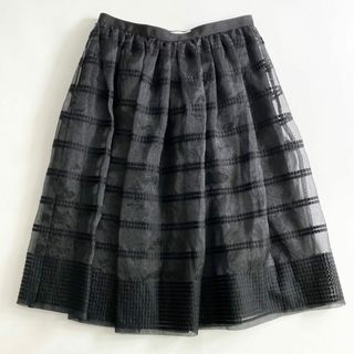 新品♡アナイ チュールスカート ネイビー　38 フォクシー好きにも