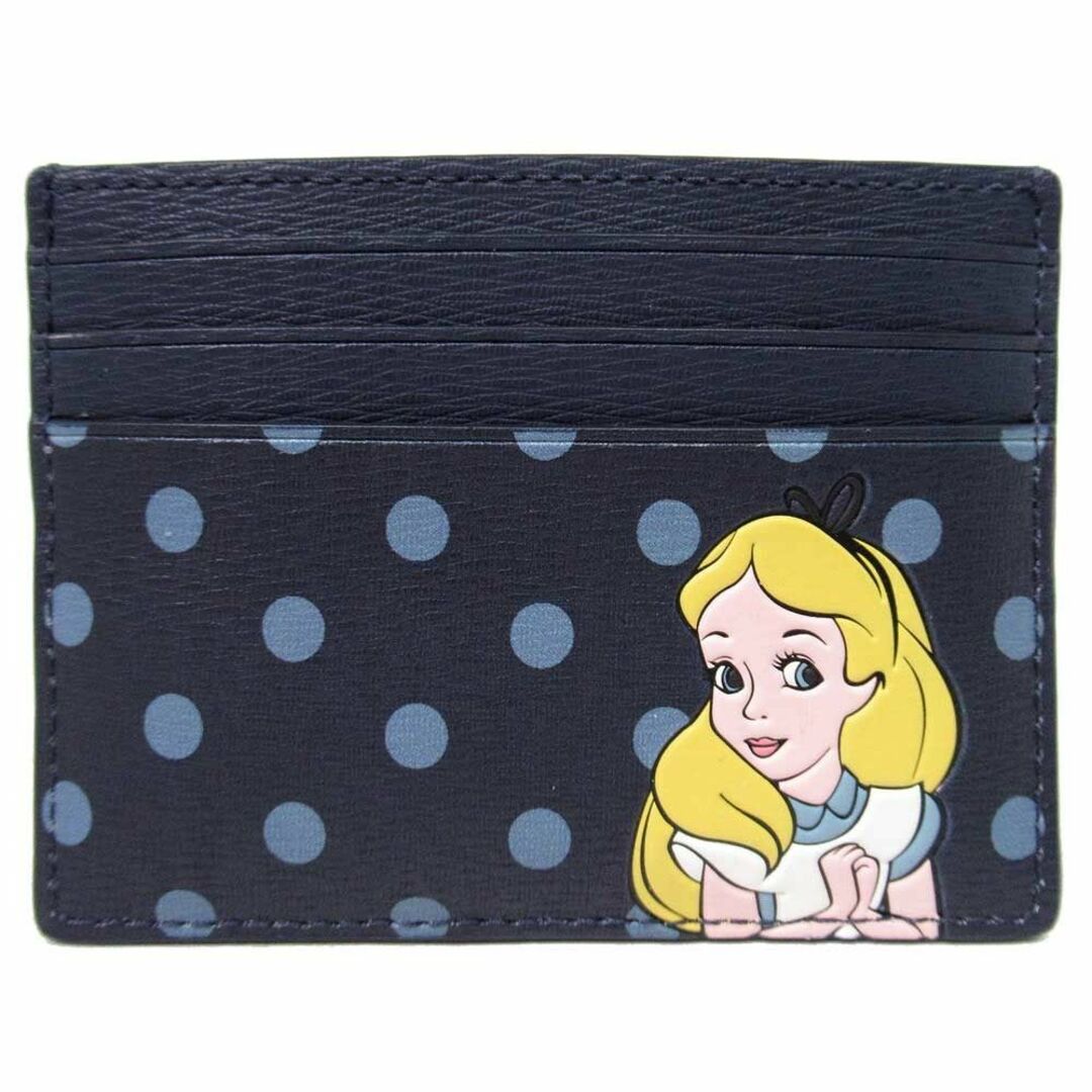 kate spade new york(ケイトスペードニューヨーク)の【新品】ケイトスペード×ディズニー WLR00613 974 kate spade × Disney "アリス ワンダーランド" カードケース レディース レザー アウトレット レディースのファッション小物(名刺入れ/定期入れ)の商品写真