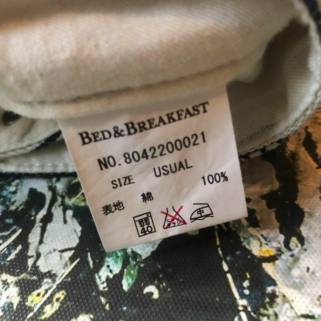 BED&BREAKFAST(ベッドアンドブレックファスト)の【美品】ベッドアンドブレックファスト-BED&BREAKFASTストライプパンツ レディースのパンツ(カジュアルパンツ)の商品写真