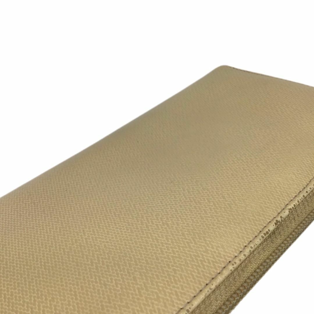 CHANEL シャネル ラウンドファスナー ベージュ ゴールド金具 CHANEL シャネル ラウンドファスナー ベージュ ゴールド金具
