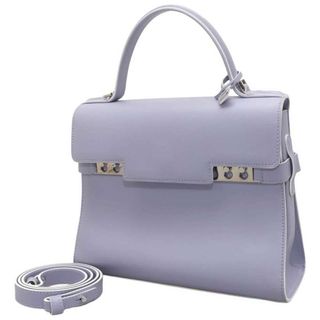 デルボー ハンドバッグ タンぺートMM レザー Delvaux バッグ 2wayショルダーバッグ パープル(ハンドバッグ)