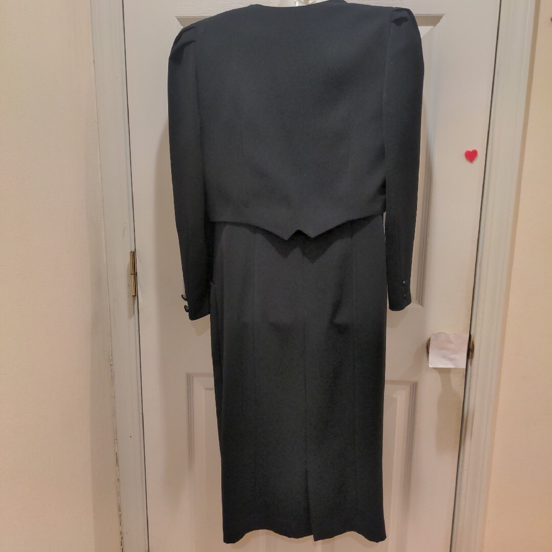 ブラックフォーマルスーツ レディースのフォーマル/ドレス(礼服/喪服)の商品写真