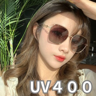 サングラス 紫外線対策　オルちゃん　韓国　UV400 欧米　カラーレンズ(サングラス/メガネ)