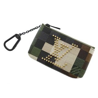 ルイヴィトン(LOUIS VUITTON)のルイヴィトン コインケース ダモフラージュ・キャンバス ポシェット・クレ M83175 LOUIS VUITTON グリーン(コインケース/小銭入れ)