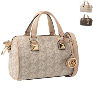 マイケルコース(Michael Kors)のマイケル マイケル コース MICHAEL MICHAEL KORS ショルダーバッグ スモール GRAYSON SM エンパイア シグネチャーロゴ ダッフル クロスボディ 2024年春夏新作 32R4GGYC1B 0005 (ハンドバッグ)