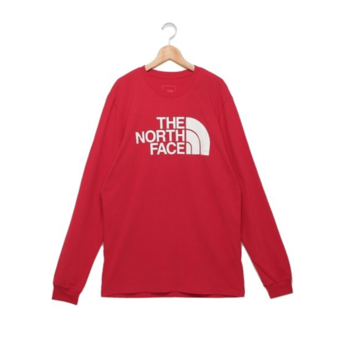THE NORTH FACE(ザノースフェイス)のノースフェイス 長袖 ロンT 赤 L メンズのトップス(Tシャツ/カットソー(七分/長袖))の商品写真